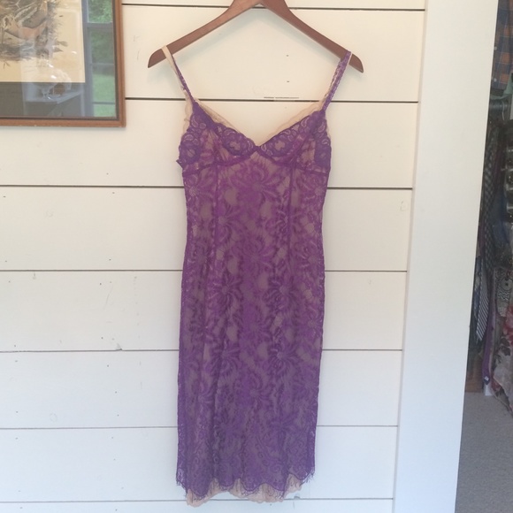 Dolce & Gabbana Purple Slip Dress