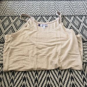 Gold tank top
