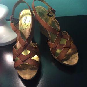 Brown Guess Wedges