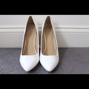 White ASOS pumps