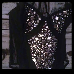 Victoria Secret corset festival top bnwt