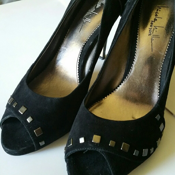 Nicole Miller Shoes - Nicole Miller Studded Olivian Heels Nicole Miller Shoes - Nicole Miller Studded Olivian Heels