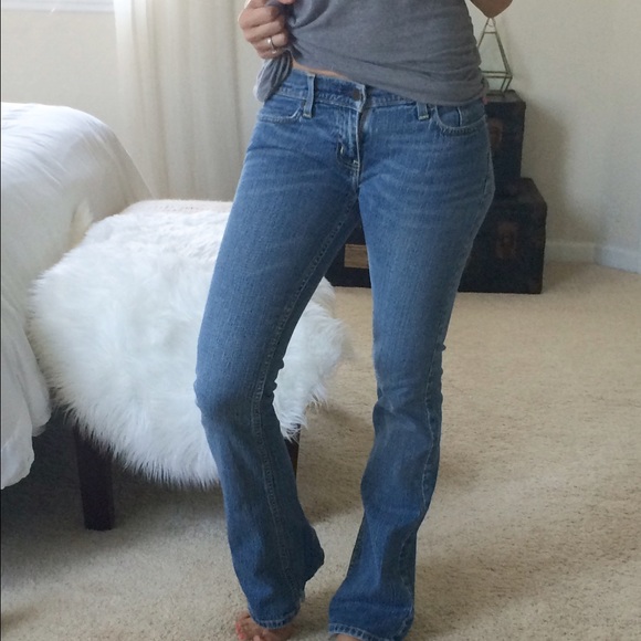 Hollister boot cut denim.