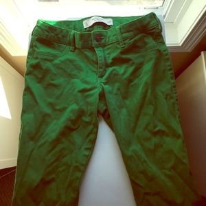 Green Skinny Jeans from Abercrombie& Fitch