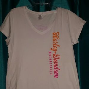Harley Davidson White Top