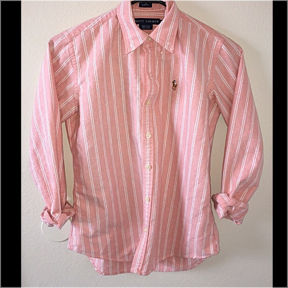 Beautiful coral Ralph Lauren Top