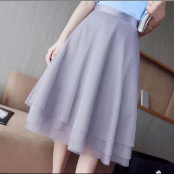 Anthro inspired tulle skirt