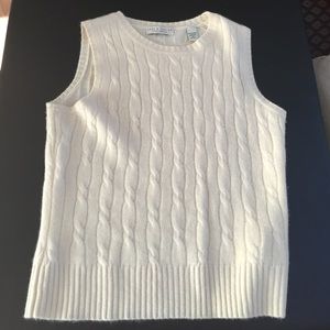 Cashmere sweater vest