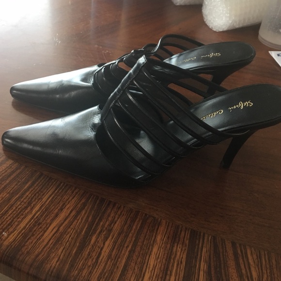 Black strapy shoes brand new never worn