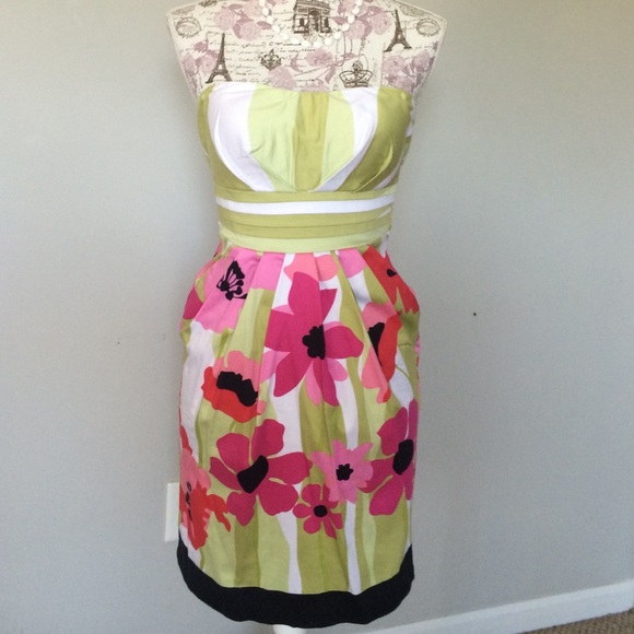 SNAP strapless summer dress w/ front pockets SZ 3