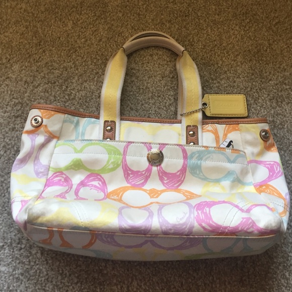 🎀SALE🎀Colorful coach handbag!