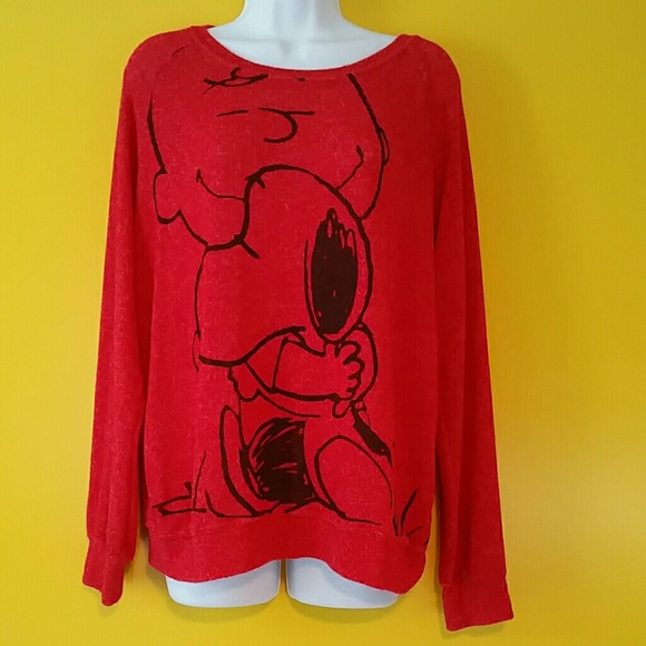 Peanuts lightweight knit sweater size XL