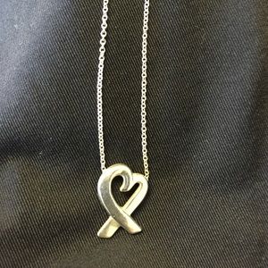 Tiffany & Co Palamo Picasso loving heart necklace