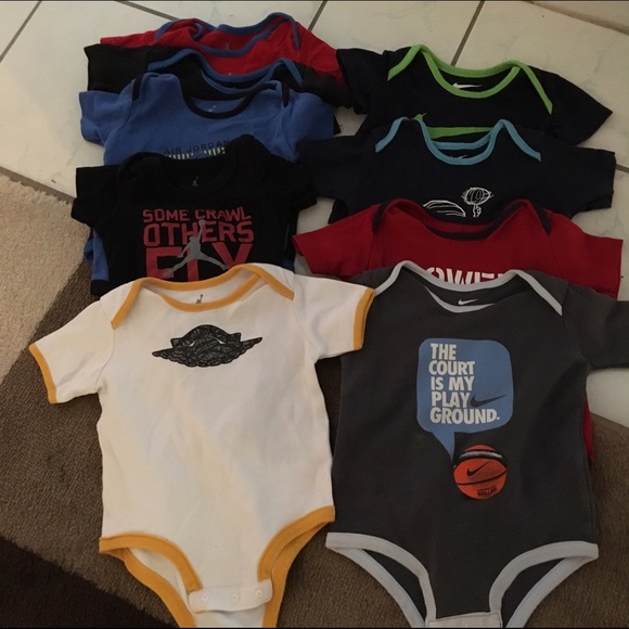 Nike/Jordan 9 onesie  size 6-9 mos