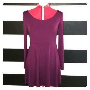 NWT plum a-line dress