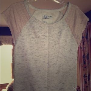 Short sleeved sweatshirt, American Eagle. XS.