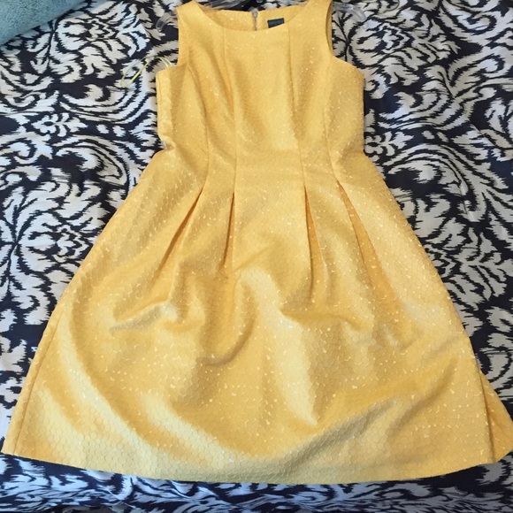 Yellow swing dress