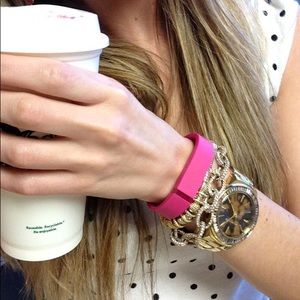 Used black Fitbit flex