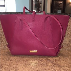 Zac posen eartha tote in berry color