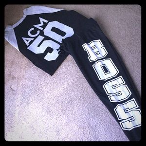 SALE!! Black & White "Boss" Sweatpants NWT 👑