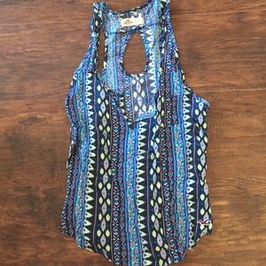 NWOT Hollister Aztec Pattern Tank Top Size S