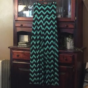 Chevron Palazzo Pants
