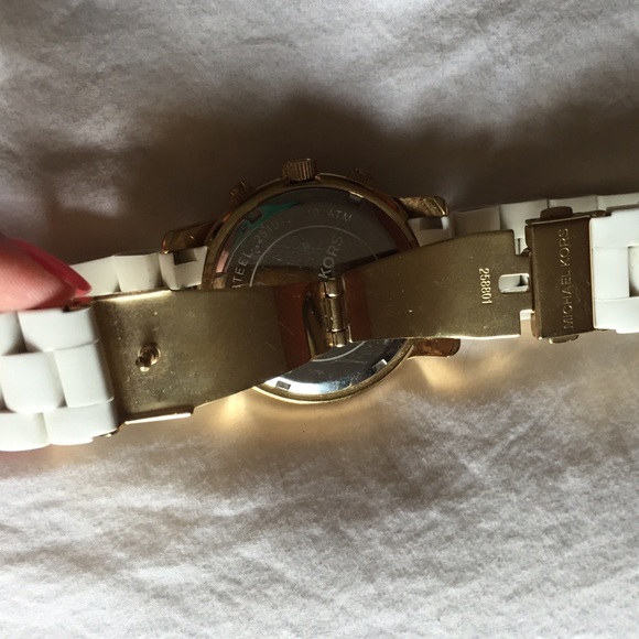 Michael Kors Women\'s Chronograph White/Gold Watch main image 4