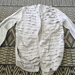 Beautiful Ruffled J crew sweater