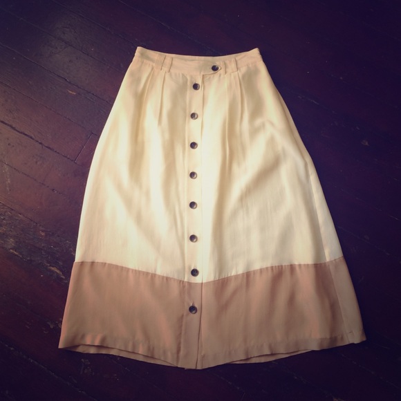 Madewell Dresses & Skirts - Madewell silk midi skirt