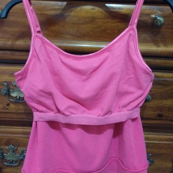 💀Pink Spaghetti Strap Summer Tank Top sz 2X - Picture 3 of 4