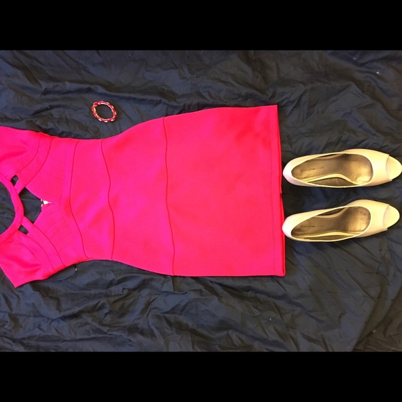 Red Guess dress