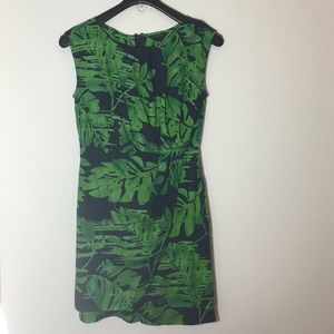 Banana Republic Banana Leaf Print Dress