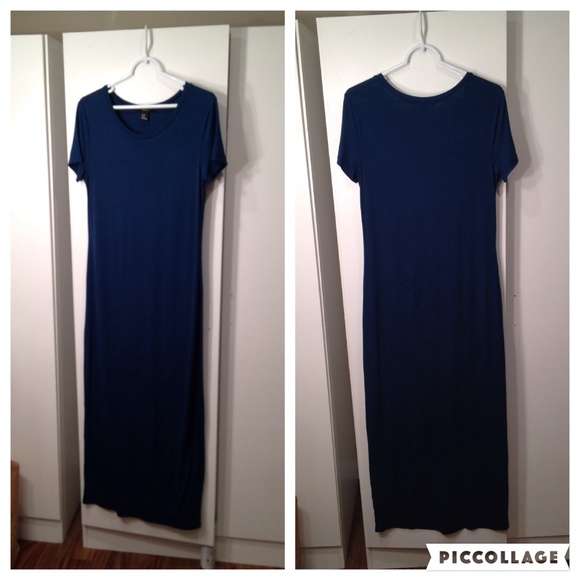 F21- size M - dark blue full length dress