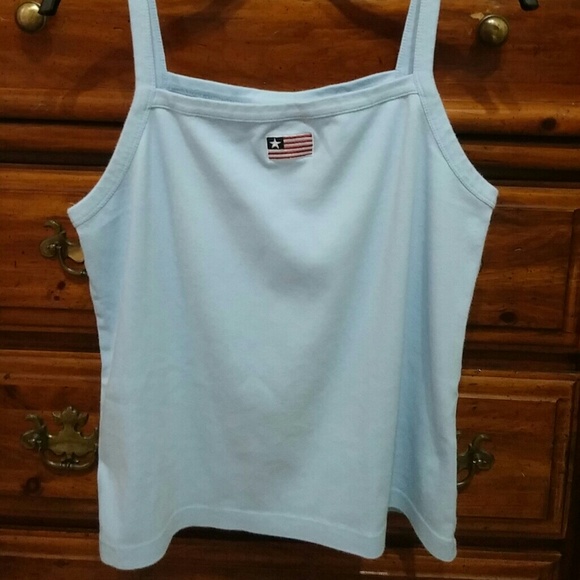 đź’€Sonoma Very Soft Powder Blue Top szL - Picture 1 of 3