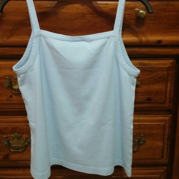 đź’€Sonoma Very Soft Powder Blue Top szL - Picture 2 of 3