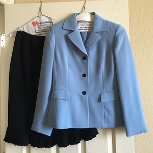 Le Suit size 6, jacket and skirt