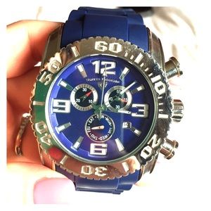 Swiss Legend Commander Chronograph Watch - Blue