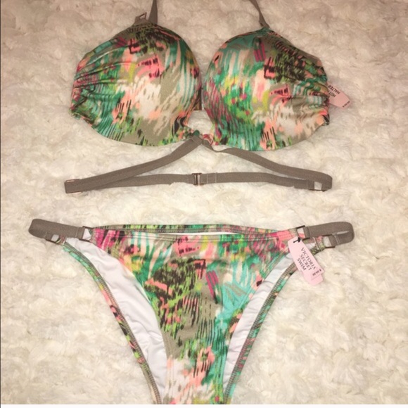 Victoria's Secret push up top and bottom.