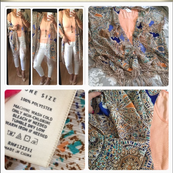 For Shelley 💜Boho kimono 💜 - Picture 2 of 2