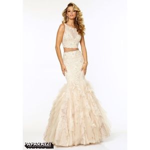 Mori Lee stunning two piece pageant/prom dress