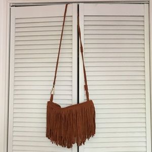 Street level fringe crossbody