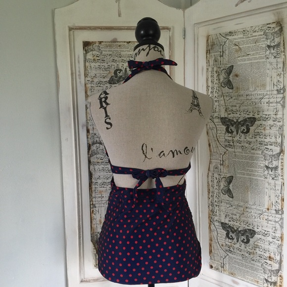 Retro rockabilly pinup high waist bikini NEW - Picture 2 of 4