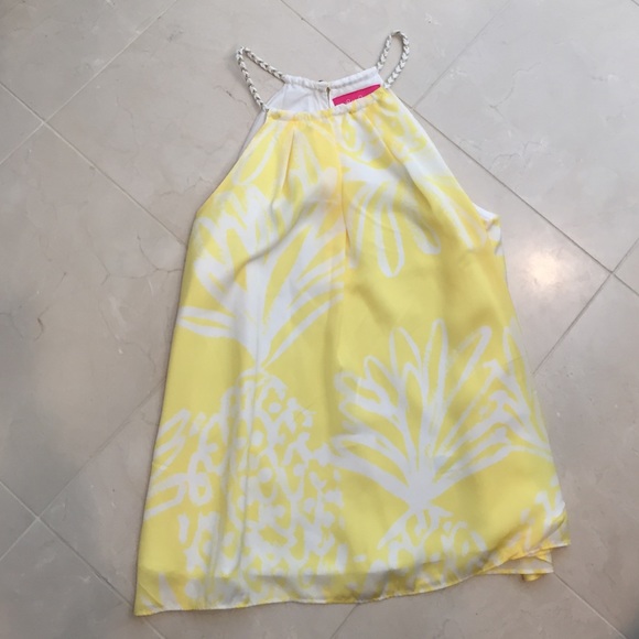 Lily Pulitzer for Target Yellow Dressy Tank