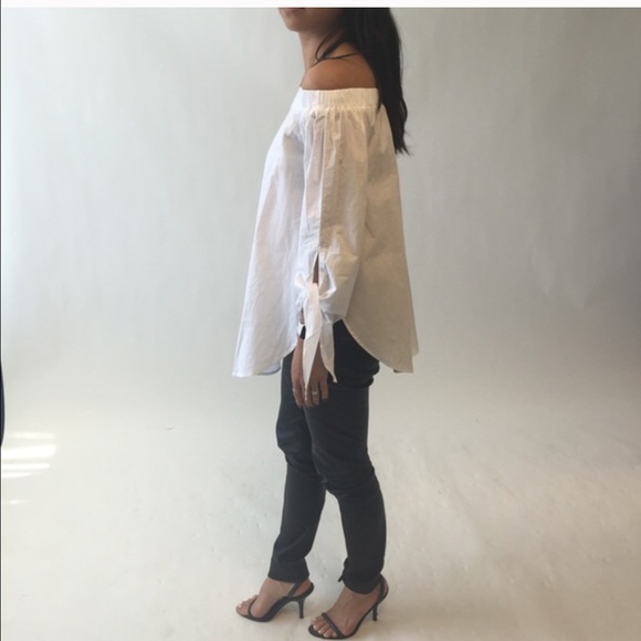 Last one! White off the shoulder top - Picture 2 of 4