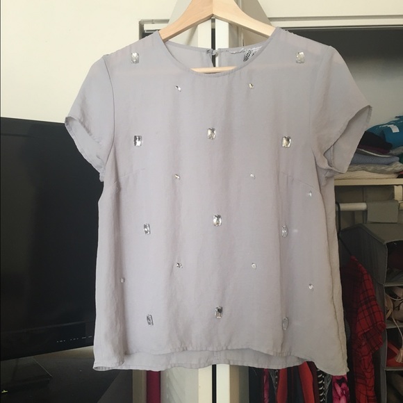 H&M Embellished Blouse