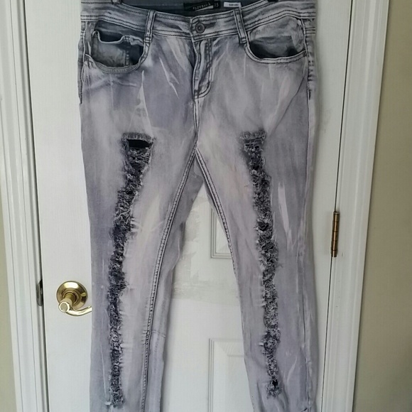 Acid washed jeans