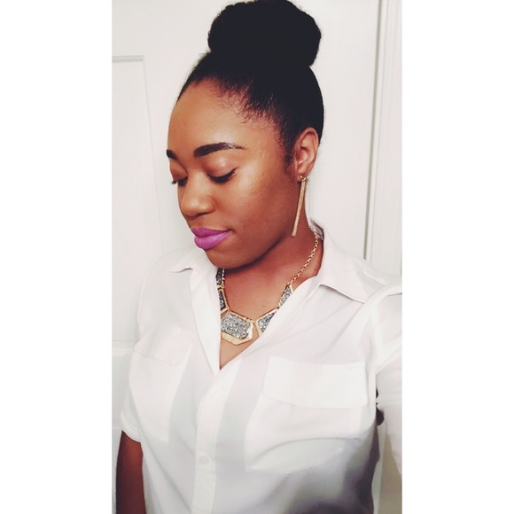 🚫SOLD OUT🚫Resin Metallic Druzy Rock Necklace - Picture 2 of 3