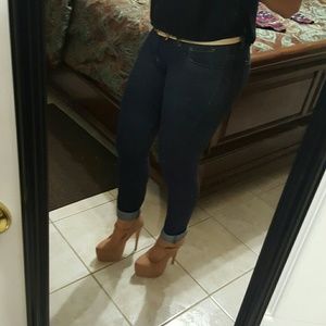 High waisted jeggings