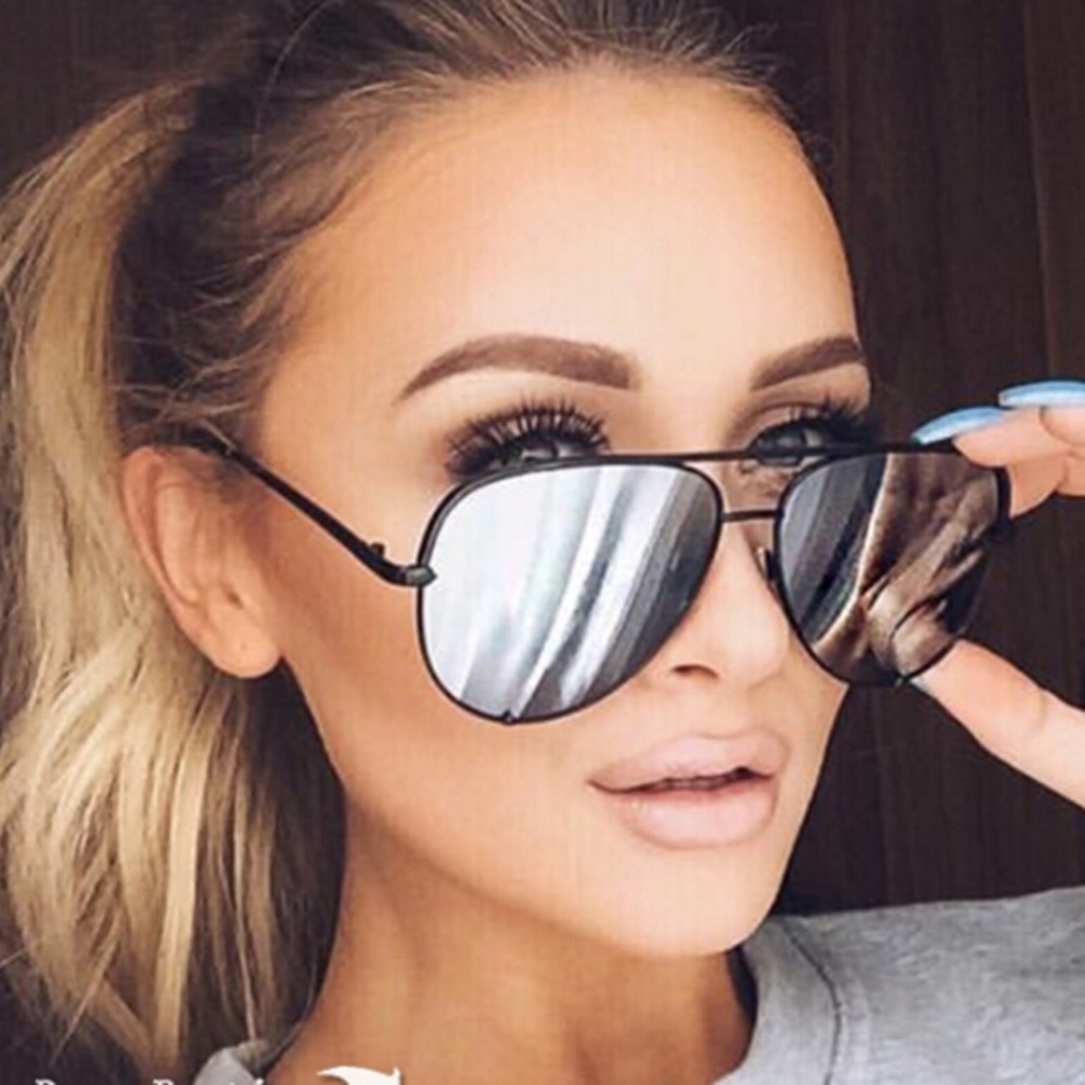 Mirror Lens/Black Frame Aviators - Picture 5 of 6