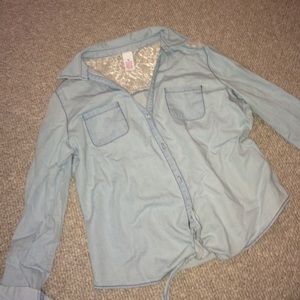 Candies Button Up Top